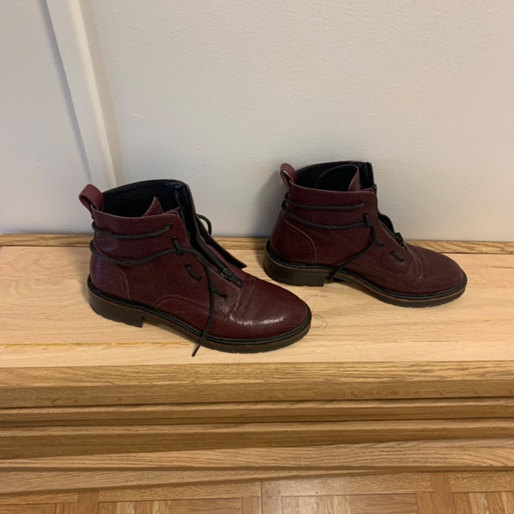 rag & bone Burgundy Ankle Boots - Picture 6 of 7